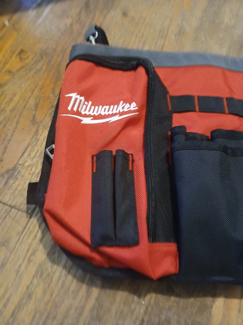 Red and Black Tool Organizer Waist Pouch